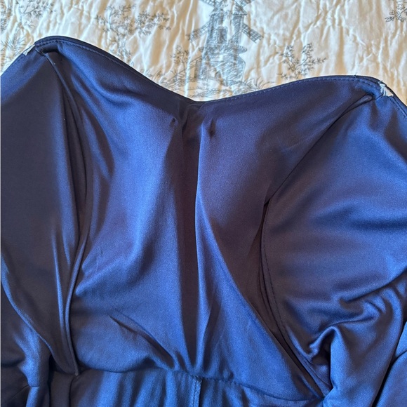 David’s Bridal Navy Gown - Picture 10 of 11